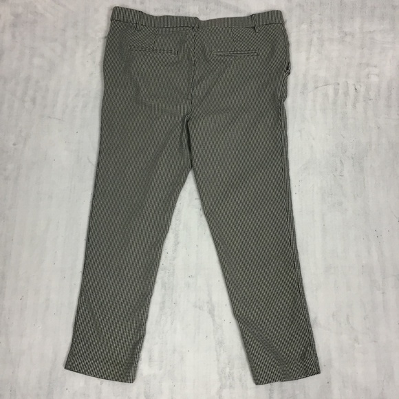 Jules & Leopold Cropped Pants Womens XL Elastic Waist Houndstooth Capris Office - Picture 2 of 9